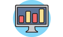 computer showing graph